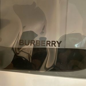Burberry plastic tote bag